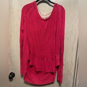 Free People Long Sleeve Textured Tunic